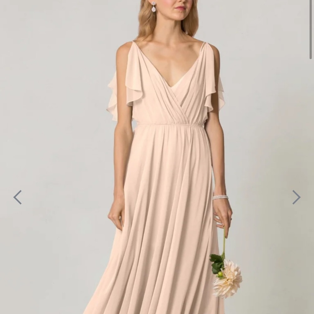 Jenny Yoo Cassie Bridesmaid Dress in Soft Blush